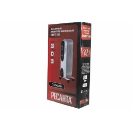 Масляный обогреватель РЕСАНТА ОМПТ- 7Н [67/3/3] 1,5кВт, 370?140?650, 5 секций